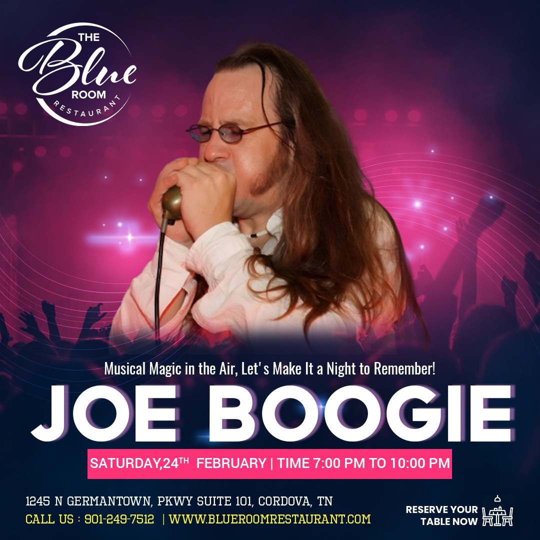 Upcoming events blue room restaurant
